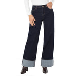 Liverpool Morgan Cuffed Wide Leg Jeans at ooh la la! in Grapevine TX 76051
