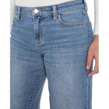Liverpool Morgan Cuffed Wide Leg Jeans