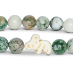 The Fahlo Lounge Bracelet - Koala in eucalyptus green at ooh la la! in Grapevine TX 76051