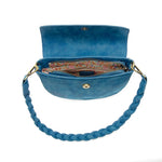 Joy Susan Luna Crescent Crossbody in cobalt at ooh la la! in Grapevine TX 76051