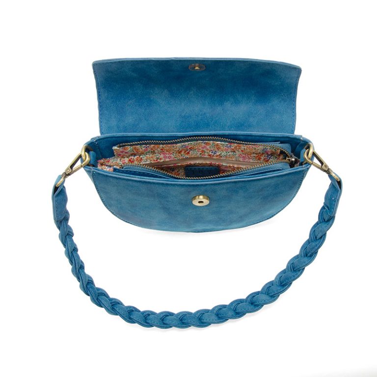 Joy Susan Luna Crescent Crossbody in cobalt at ooh la la! in Grapevine TX 76051