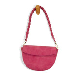Joy Susan Luna Crescent Crossbody in fuchsia at ooh la la! in Grapevine TX 76051