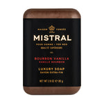 Mistral, Bourbon Vanilla, Men Bar Soap, French-made soap, luxury soap, moisturizing soap at ooh la la! in Grapevine TX 76051