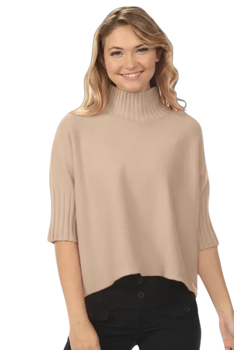 The Maple Turtleneck Sweater in Mocha at ooh la la! in Grapevine TX 76051