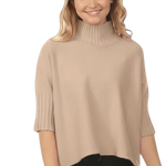 The Maple Turtleneck Sweater in Mocha at ooh la la! in Grapevine TX 76051