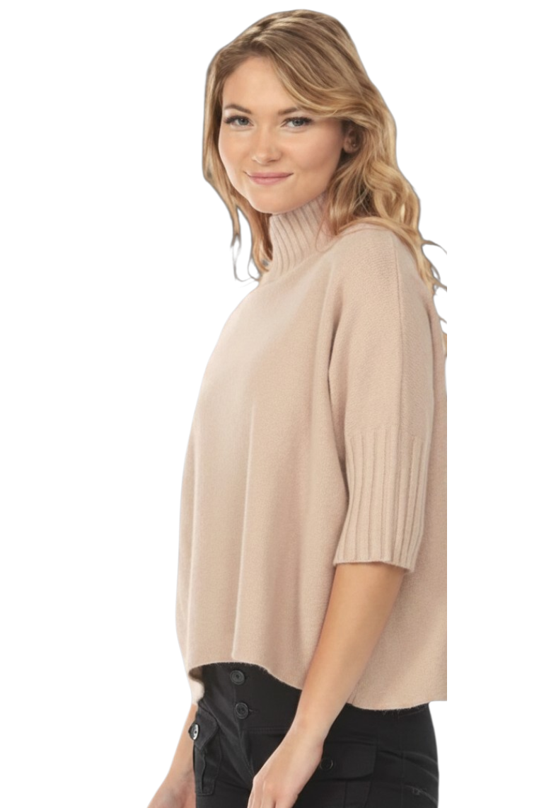 The Maple Turtleneck Sweater in Mocha at ooh la la! in Grapevine TX 76051