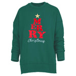 Merry Tree Appliquéd Sweatshirt In green at ooh la la! In grapevine TX 76051