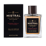 Mistral Bourbon Vanilla, Men's Eau de Parfum, French cologne for men, luxury men’s fragrance, long-lasting vanilla scent, Grasse perfume, masculine woodsy perfume. at ooh la la! in Grapevine TX 76051