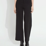 Lysse Nadia Zip Front Ponte Trouser in black at ooh la la! in Grapevine TX 76051