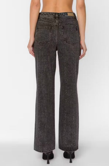 Velvet Heart Nakita Black Rhinestone Jean at ooh la la! in Grapevine TX 76051