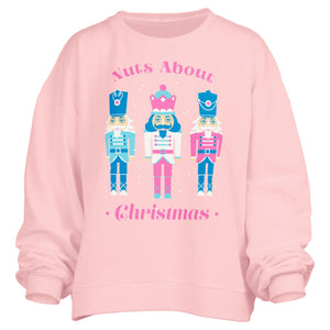 Nuts About Christmas Nutcrackers Sweatshirt at ooh la la! in Grapevine TX 76051