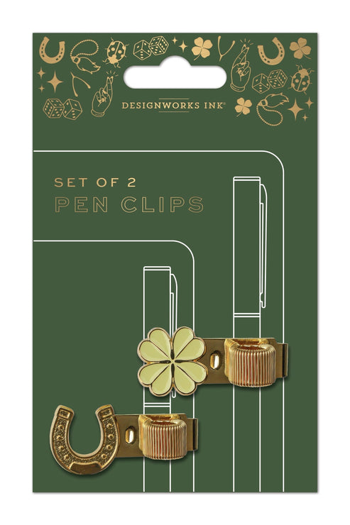 Designworks Set of 2 Pen Clips - Lucky Charms at Ooh La La! in Grapevine TX 76051