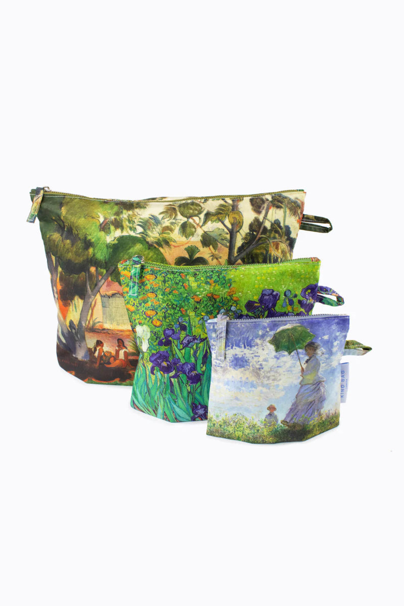 Kind Bag London  - Set of 3 Pouches - museum collection at ooh la la! in Grapevine TX 76051