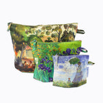 Kind Bag London  - Set of 3 Pouches - museum collection at ooh la la! in Grapevine TX 76051
