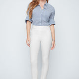 Oyster Renuar R1542, pull on ankle pants, women's slimming trousers, cigarette pants for work, comfortable dress pants, Renuar professional wear, stretch ankle pants. at ooh la la! in Grapevine TX 76051