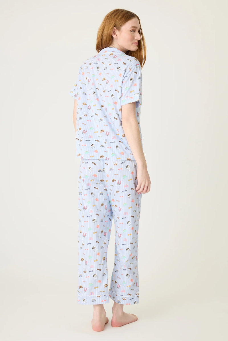 PJ Salvage Whimsy Shoes Cropped PJ Set at ooh la la! in Grapevine TX 76051