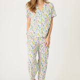 PJ Salvage Whimsy Lipstick Cropped PJ Set at ooh la la in Grapevine TX 76051