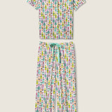 PJ Salvage Whimsy Lipstick Cropped PJ Set at ooh la la in Grapevine TX 76051