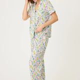 PJ Salvage Whimsy Lipstick Cropped PJ Set at ooh la la in Grapevine TX 76051