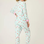 PJ Salvage Ma Cherie Cherry Print 3-Piece Print Flannel PJ Set at ooh la la! in Grapevine TX 76051