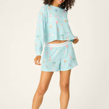 PJ Salvage Boyfriend Boxer Ornament Print Shorts Set at ooh la la! in Grapevine TX 76051