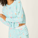 PJ Salvage Boyfriend Boxer Ornament Print Shorts Set at ooh la la! in Grapevine TX 76051