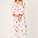 PJ Salvage Let's Get Toasty 3-Piece Print Flannel PJ Set at ooh la la! in Grapevine TX 76051