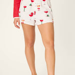 PJ Salvage Let's Get Toasty Flannel Shorts at ooh la la! in Grapevine TX 76051