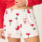 PJ Salvage Let's Get Toasty Flannel Shorts at ooh la la! in Grapevine TX 76051