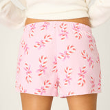 PJ Salvage Sweeter Than Sugar Candy Cane Print Flannel Shorts at ooh la la! in Grapevine TX 76051