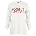 Peppermint Stick Merry Christmas Long Sleeve Tee at ooh la la! in Grapevine TX 76051