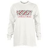 Peppermint Stick Merry Christmas Long Sleeve Tee at ooh la la! in Grapevine TX 76051