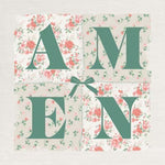 Christian apparel, Amen t-shirt, faith-based fashion, floral graphic tee, religious clothing, soft Christian shirts, cottagecore faith style, women's inspirational tops at ooh la la! in Grapevine TX 76051