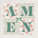 Christian apparel, Amen t-shirt, faith-based fashion, floral graphic tee, religious clothing, soft Christian shirts, cottagecore faith style, women's inspirational tops at ooh la la! in Grapevine TX 76051