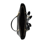 Aubrey bow tote in black, vegan leather handbag, large bow purse, designer tote bag, ethical fashion, Mother's Day gift for her, spring fashion accessories, spacious shoulder bag, black bow bag
ooh la la! in Grapevine TX 76051