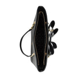 Aubrey bow tote in black, vegan leather handbag, large bow purse, designer tote bag, ethical fashion, Mother's Day gift for her, spring fashion accessories, spacious shoulder bag, black bow bag
ooh la la! in Grapevine TX 76051