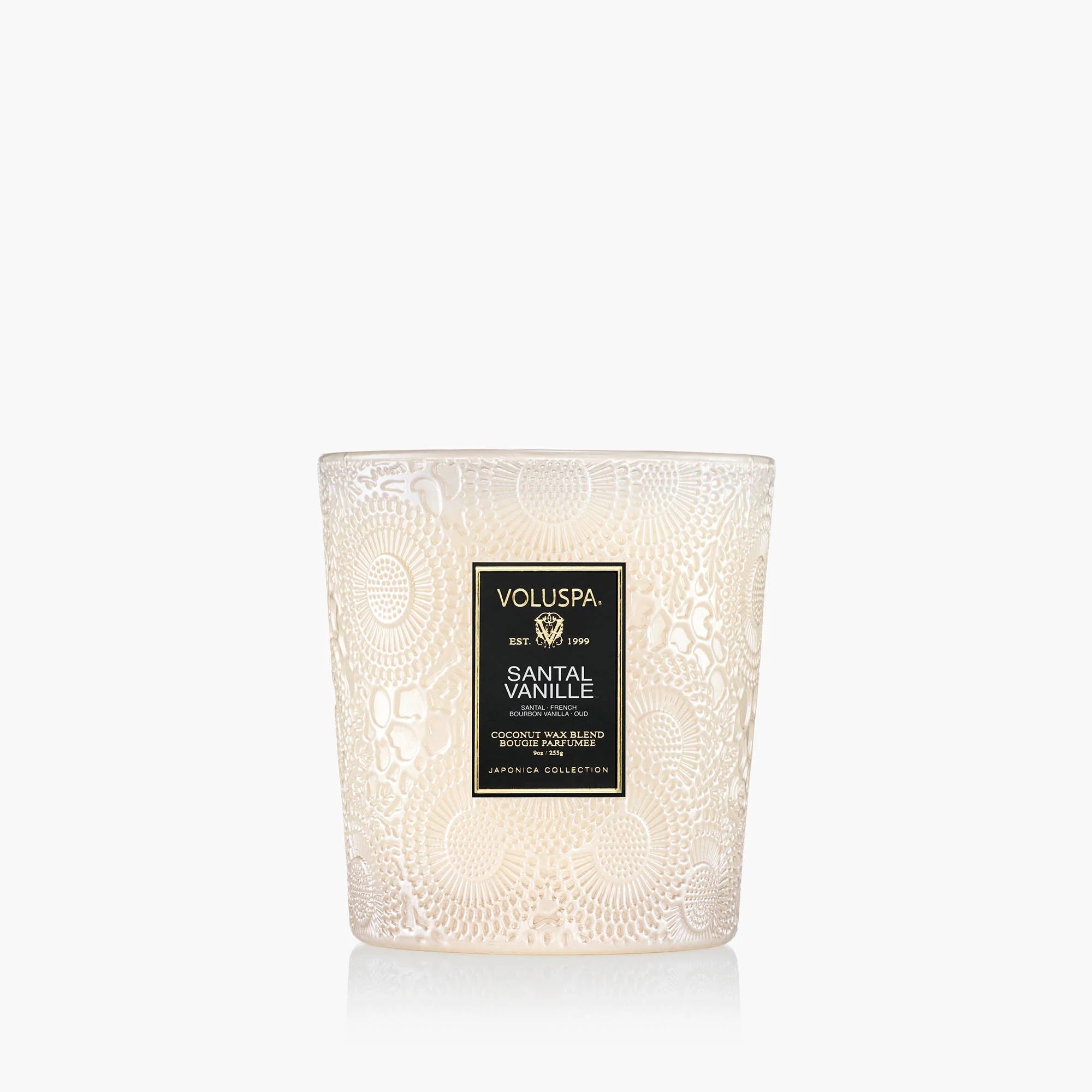 voluspa tobacco vanille Blond Tabac Small 5.5oz Jar Candle The 9 oz candle comes in an embossed glass jar with a decorative gift box. Blond Tabac Collection - Warm