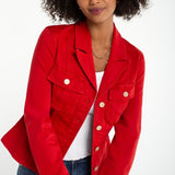 Liverpool Peplum Jacket With Tab Detail Ooh La La! in Grapevine TX 76051