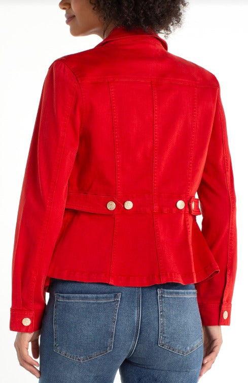 Liverpool Peplum Jacket With Tab Detail Ooh La La! in Grapevine TX 76051