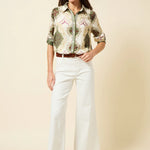 Lysse Iris Wide Leg Everyday Denim Jeans - Ecru White at ooh la la! in Grapevine TX 76051