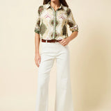 Lysse Iris Wide Leg Everyday Denim Jeans - Ecru White at ooh la la! in Grapevine TX 76051