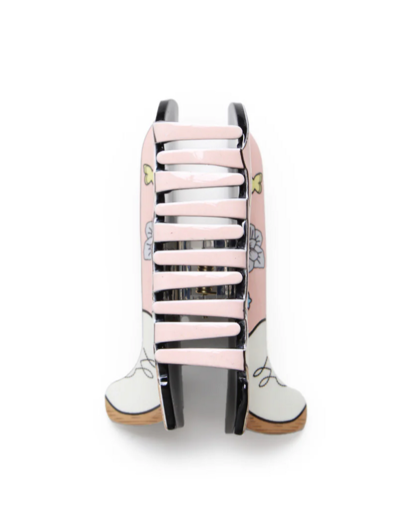 Pink Cowgirl Boot Claw Hair Clip at ooh la la! in Grapevine TX 76051