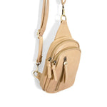 Joy Susan Skyler Sling Bag in Camel at ooh la la! in Grapevine TX 76051