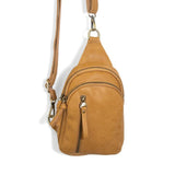 Joy Susan Skyler Sling Bag in Mustard at ooh la la! in Grapevine TX 76051