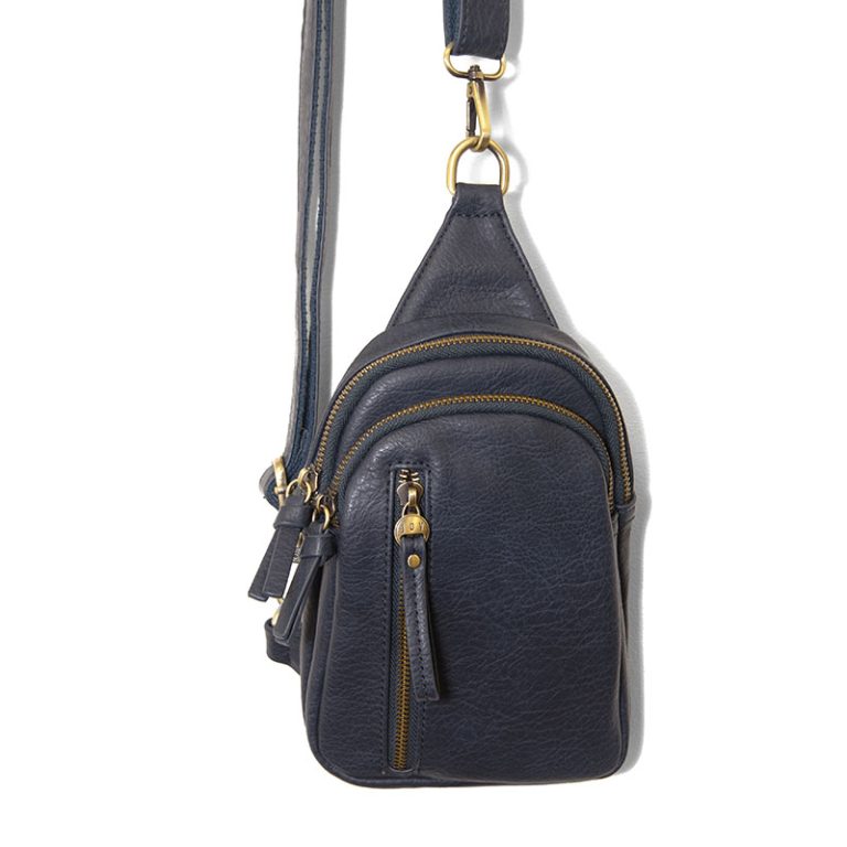 Joy Susan Skyler Sling Bag in Navy at ooh la la! in Grapevine TX 76051
