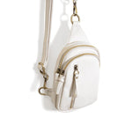 Joy Susan Skyler Sling Bag in White at ooh la la! in Grapevine TX 76051