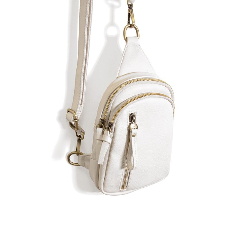 Joy Susan Skyler Sling Bag in White at ooh la la! in Grapevine TX 76051