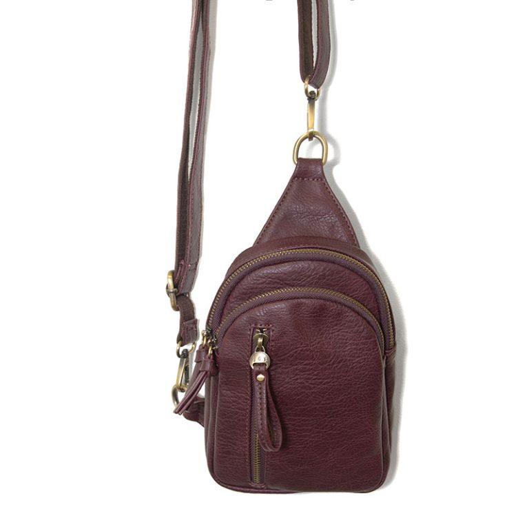 Joy Susan Skyler Sling Bag in Wine at ooh la la! in Grapevine TX 76051