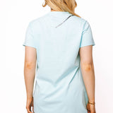 Queen of Sparkles Blue Fish on Fishing Rod Tee Dress