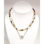 Tova Tay 2 layer necklace in Neutral Mix at oooh la la! in Grapevine TX 76051